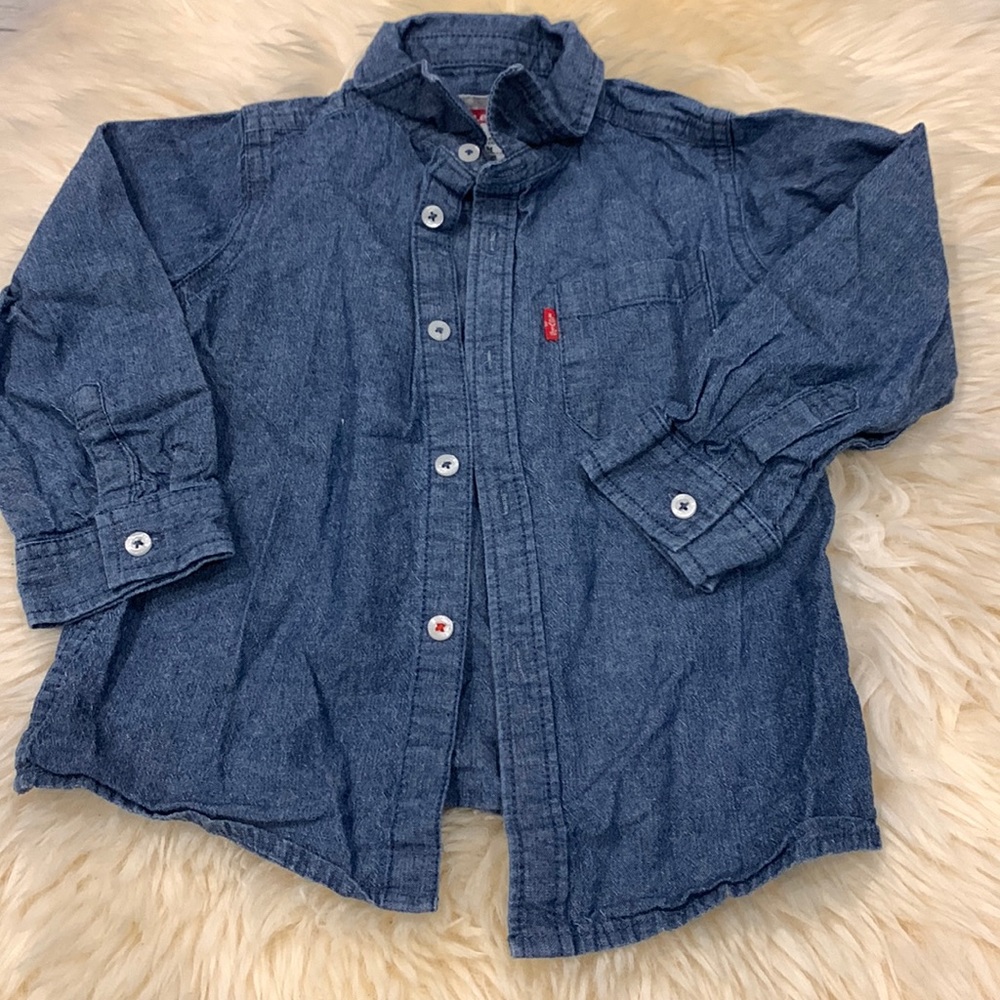 Levis Straus Red Tab Jean Button-Down Shirt in 24M